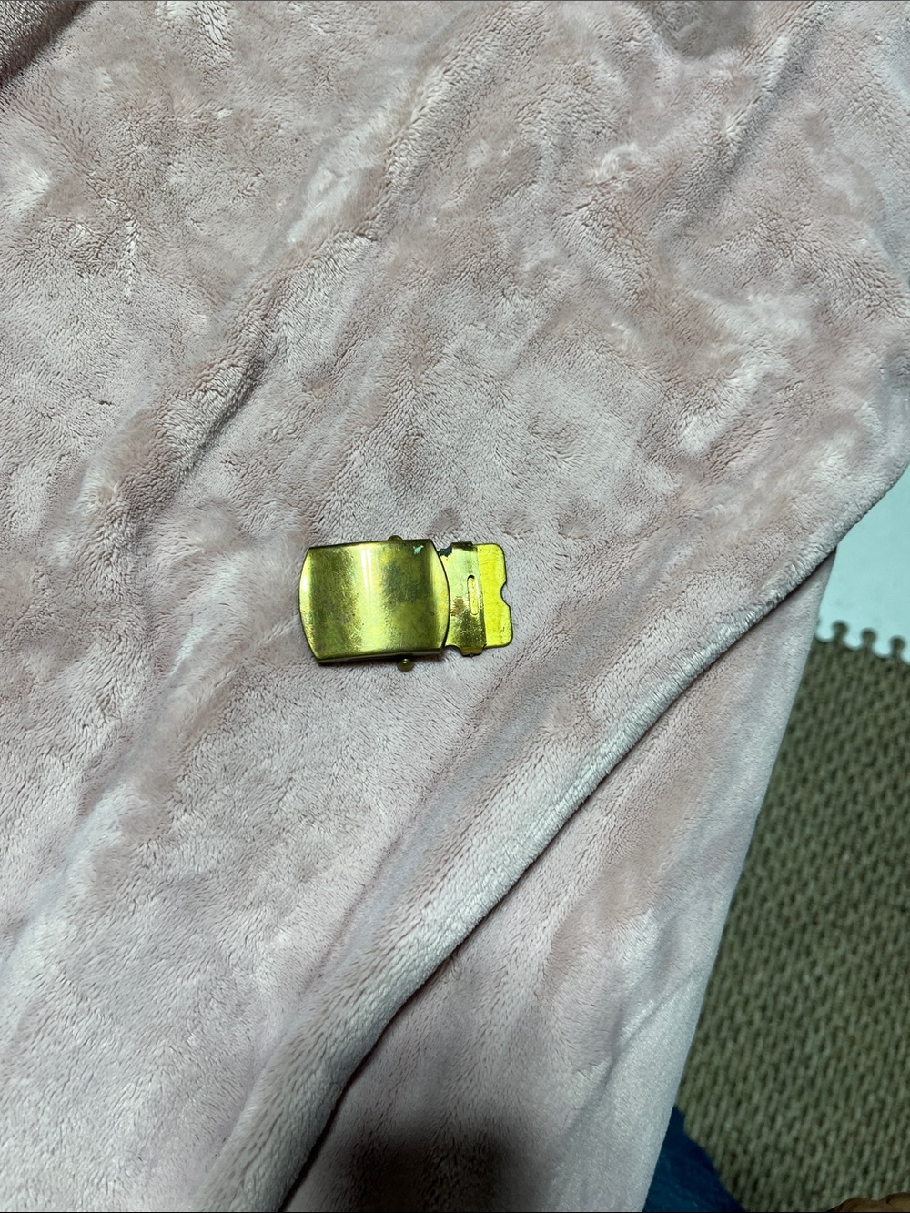 U.S. Army Gold brass Belt Buckle Clip